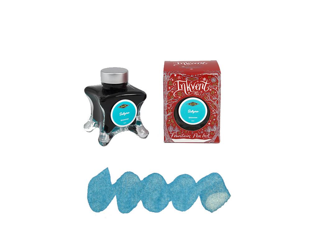 Diamine Subzero Ink Vent Red Ink Bottle, 50ml, Blue, Glass