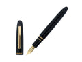 Esterbrook Estie Ebony Fountain Pen, Black Resin, Gold plated, E116 - Nib B