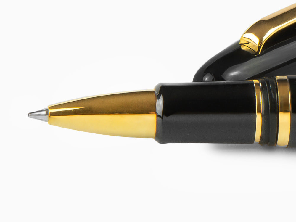 Esterbrook Estie Ebony Rollerball pen, Black Resin, Black, Gold plated, E117