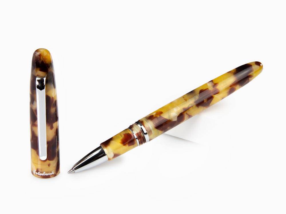 Esterbrook Estie Tortoise Rollerball pen, Resin, Brown, Chrome Trim, E127