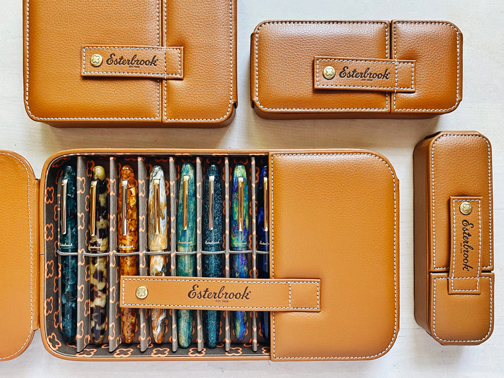 Esterbrook Accesorios Pen Case, British Tan, Brown, 12, EBT112