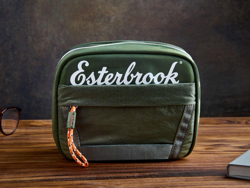 Esterbrook Cube Pen Case, Green, ECUBE-GREEN