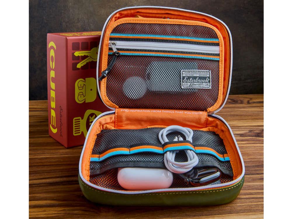 Esterbrook Cube Pen Case, Green, ECUBE-GREEN