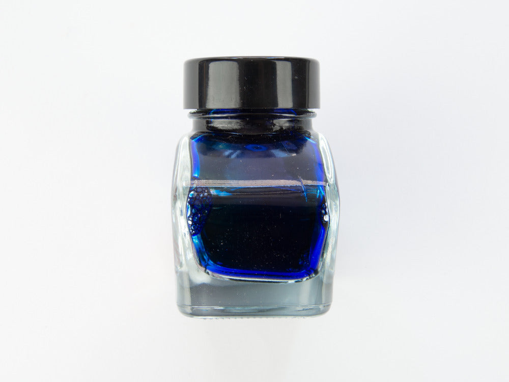 Esterbrook Ink Bottle Aqua, Blue, 50ml, Crystal, EINK-SHIMM-AQUA