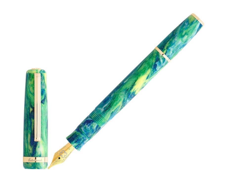 Esterbrook JR Beleza Fountain Pen, Resin, Green, Gold plated, EJRBA