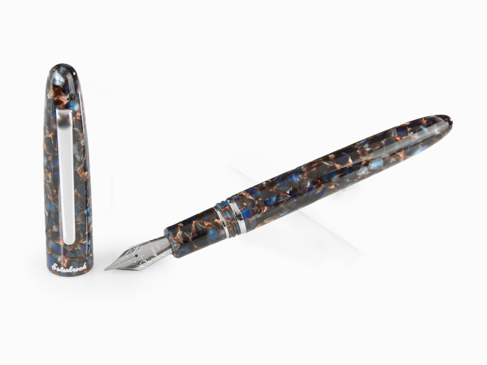 Esterbrook Estie Nouveau Bleu Fountain Pen, Resin, Palladium, ENB146