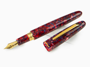 Esterbrook Estie Oversize Scarlet Fountain Pen, Red, Gold plated, ESC906