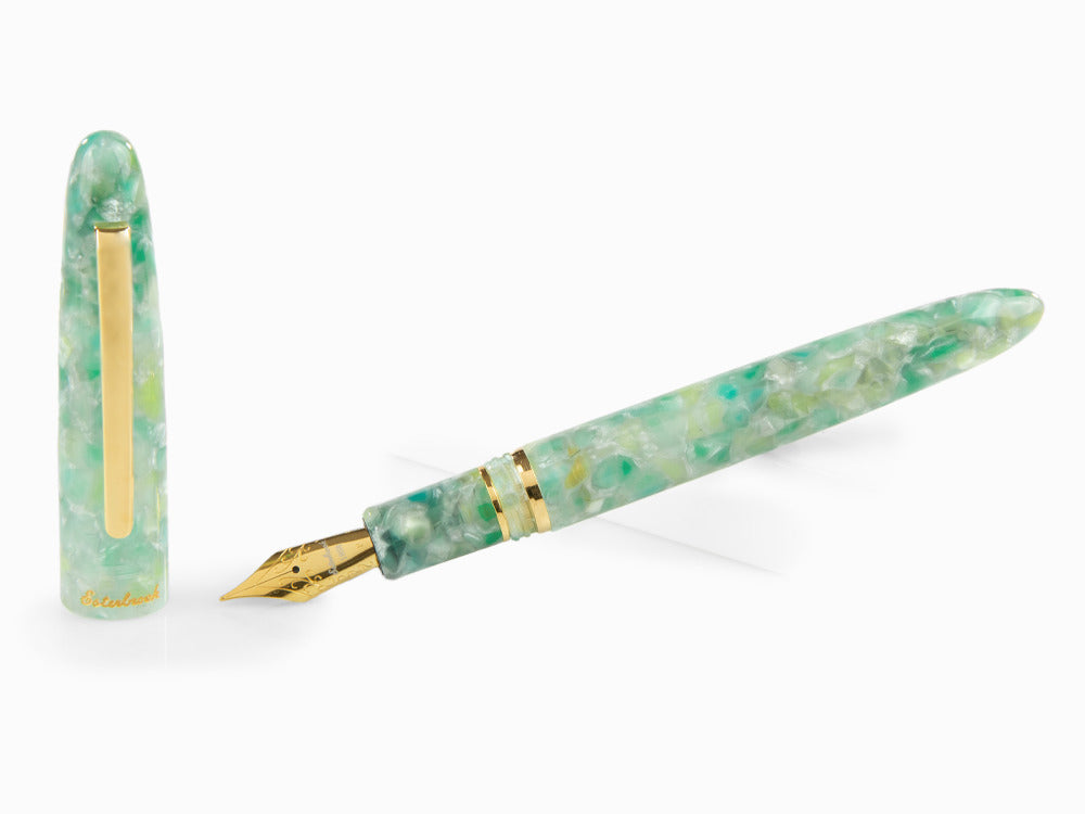 Esterbrook Estie Sea Glass Fountain Pen, Gold plated, ESG816