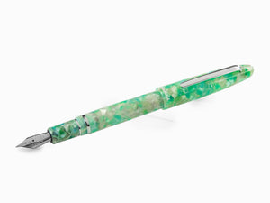 Esterbrook Estie Sea Glass Fountain Pen, Chrome Trim, ESG836