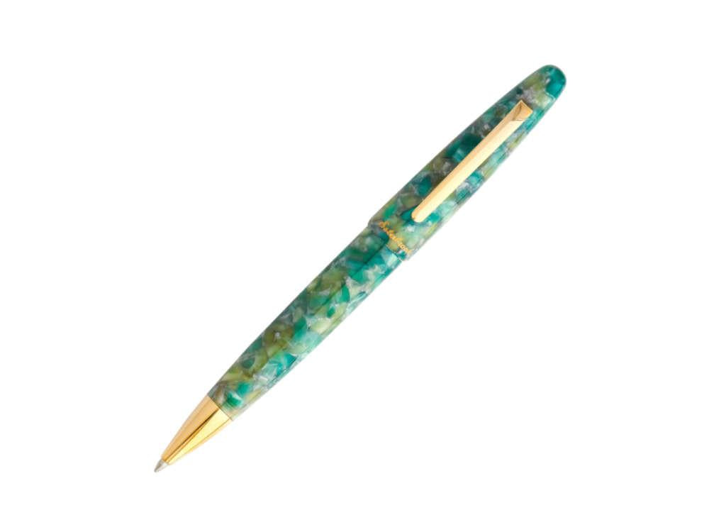 Esterbrook Estie Sea Glass Ballpoint pen, Resin, Gold plated, ESG819