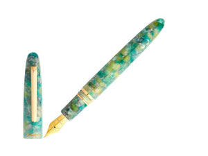 Esterbrook Estie Sea Glass Fountain Pen, Gold plated, ESG816