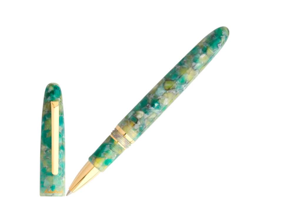Esterbrook Estie Sea Glass Rollerball pen, Resin, Green, Gold plated, ESG817