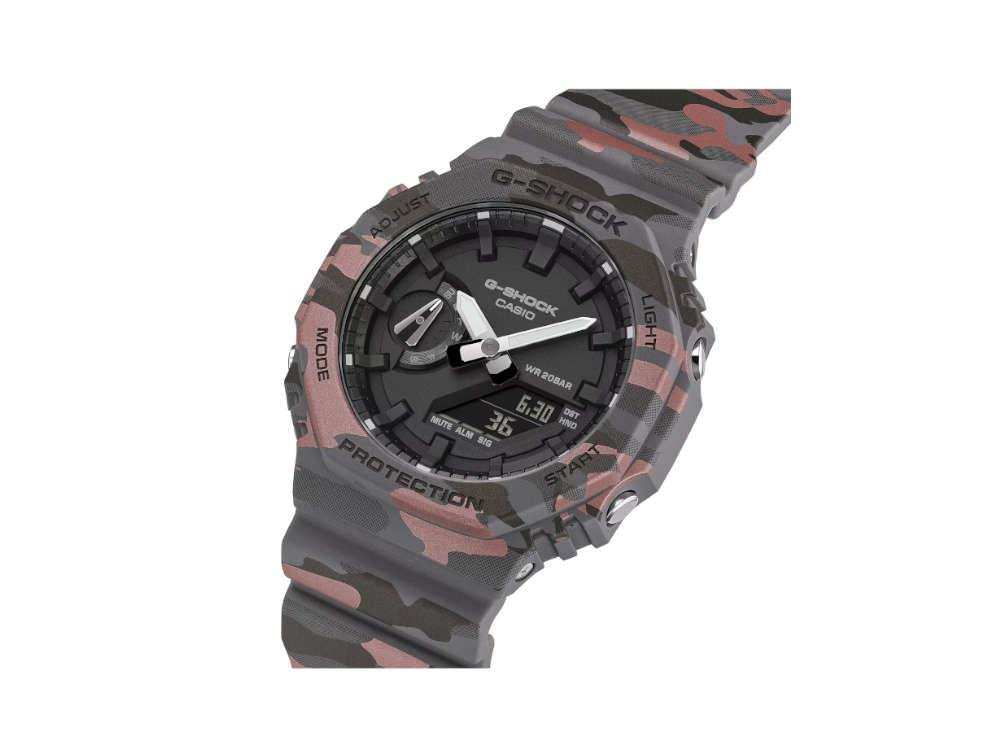 G-SHOCK Casio Trend Quartz Watch, Black, 48.5 × 45.4mm, GA-2100CM-8AER