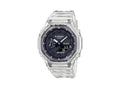 G-SHOCK Casio Classic Quartz Watch, Resin, Black, 48.5 × 45.4mm, GA-2100SKE-7AER