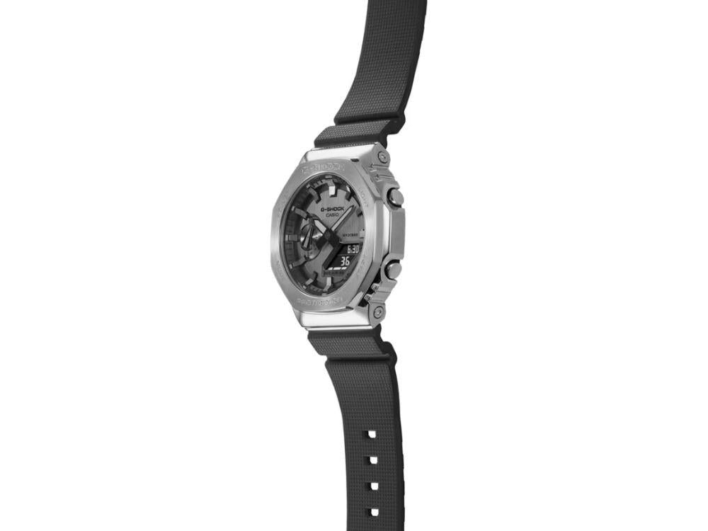 G-SHOCK Casio G-Steel Quartz Watch, Grey, 49.3mm × 44.4mm, GM-2100-1AER
