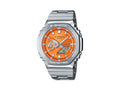 G-SHOCK Casio G-Steel Quartz Watch, Orange, 49.3mm × 44.4mm, GM-2110D-4AER