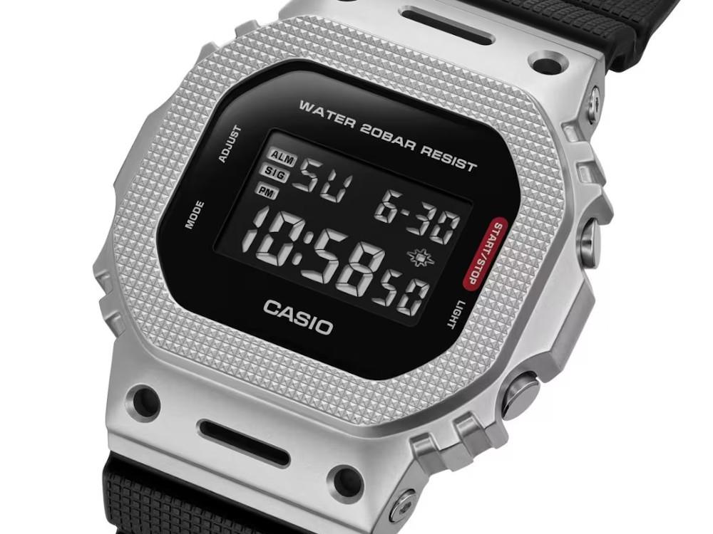 G-SHOCK Casio G-Steel Quartz Watch, Black,  Chronograph, GM-5600M-1ER