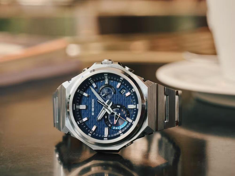 G-SHOCK Casio G-Steel Quartz Watch, Blue, GST-B1000D-2AER