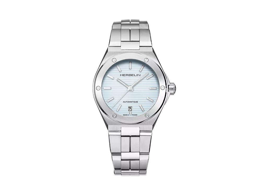 Herbelin Cap Camarat Automatic Watch, Stainless Steel 316L, Blue, 1545B25
