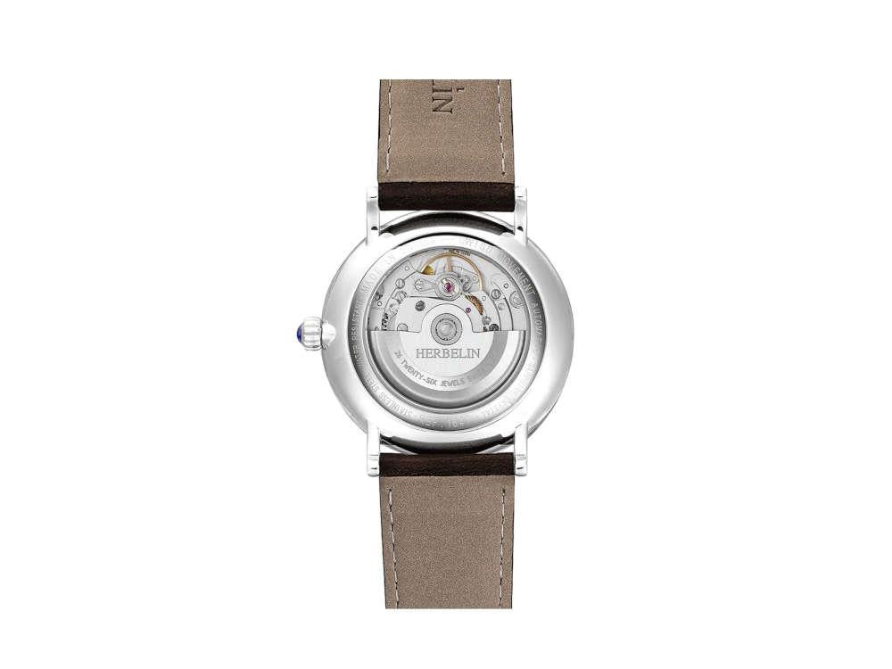 Herbelin Inspiration Automatic Watch, Blue, 40 mm, Day 1647AP15BR