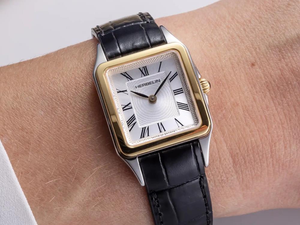 Herbelin Luna Quartz Watch, Stainless Steel 316L, White, 24 mm, 17457T01