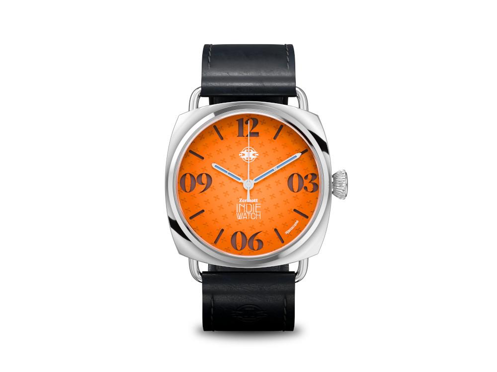 Indie Watch Zermatt Automatic Watch, Orange, 44 mm, 31K