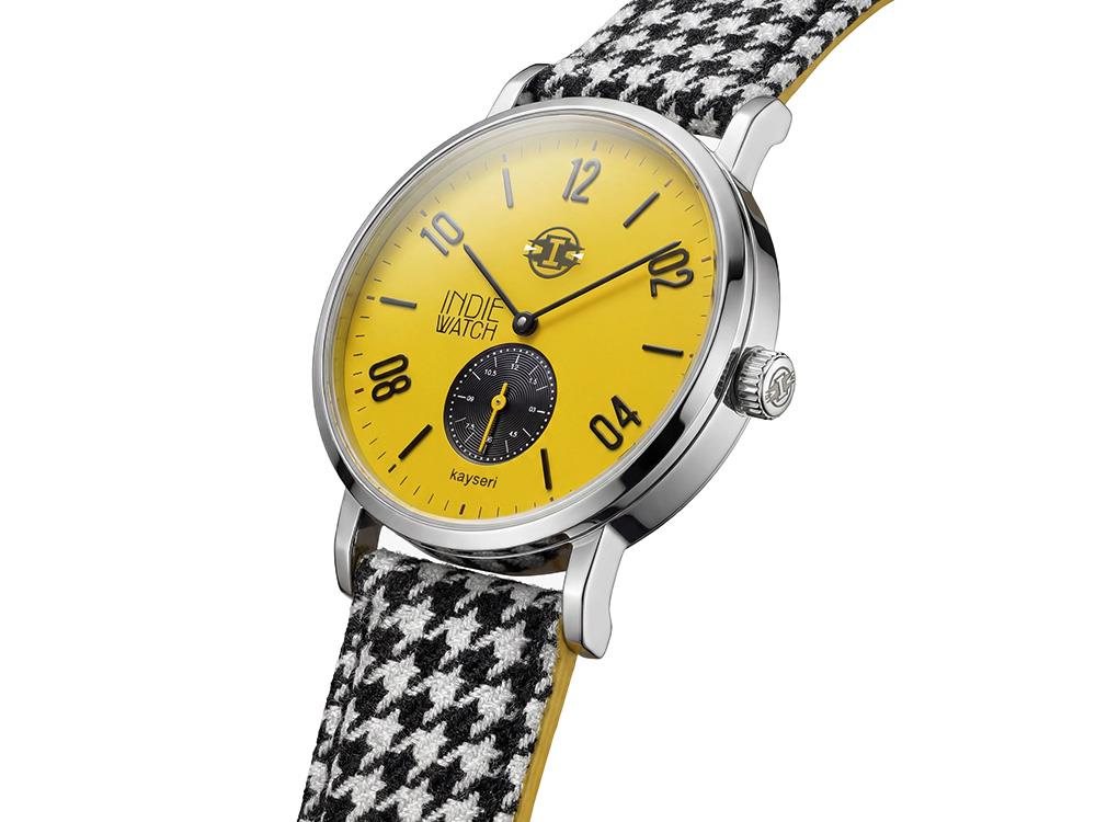 Indie Watch Kayseri Quartz Watch, Stainless Steel 316L, Yellow, 38 mm, 76Z