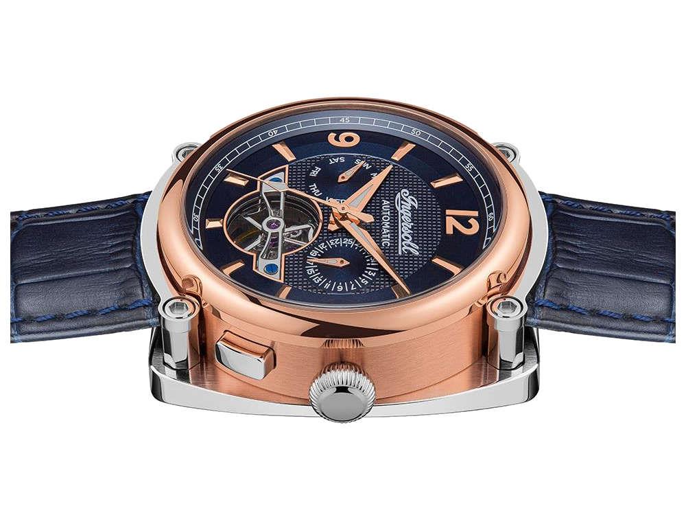Ingersoll 1892 Michigan Automatic Watch, Stainless Steel 316L, Blue, I01101B