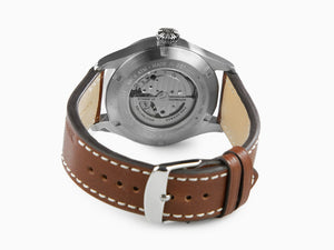 Iron Annie Cockpit Automatic Watch, Black, 42 mm, Leather, Day, 5168-2