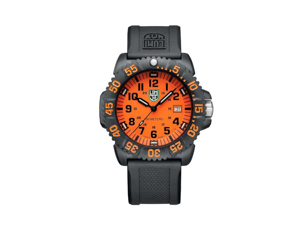 Luminox G-Collection Sea Lion Quartz Watch, Orange, CARBONOX™, 43 mm, X2.2059.1