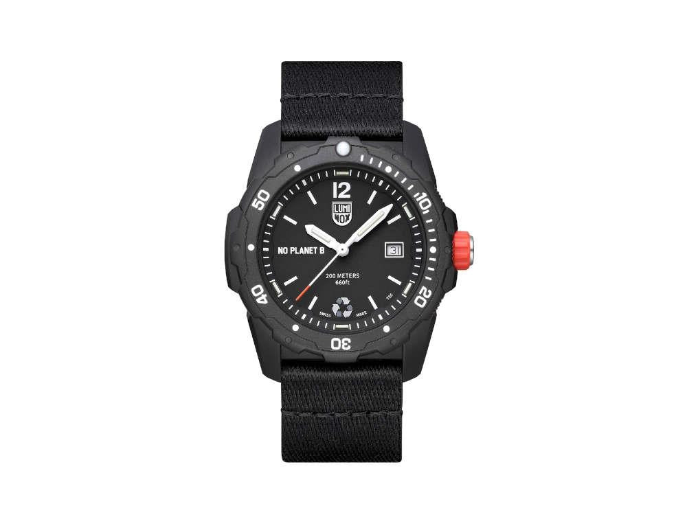 Luminox Bear Grylls No Planet B Quartz Watch, Black, 42 mm, XB.3722.ECO