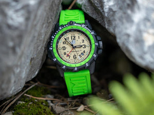 Luminox Commando Raider 3300 Series Quartz Watch, Beige, 46 mm, XL.3337