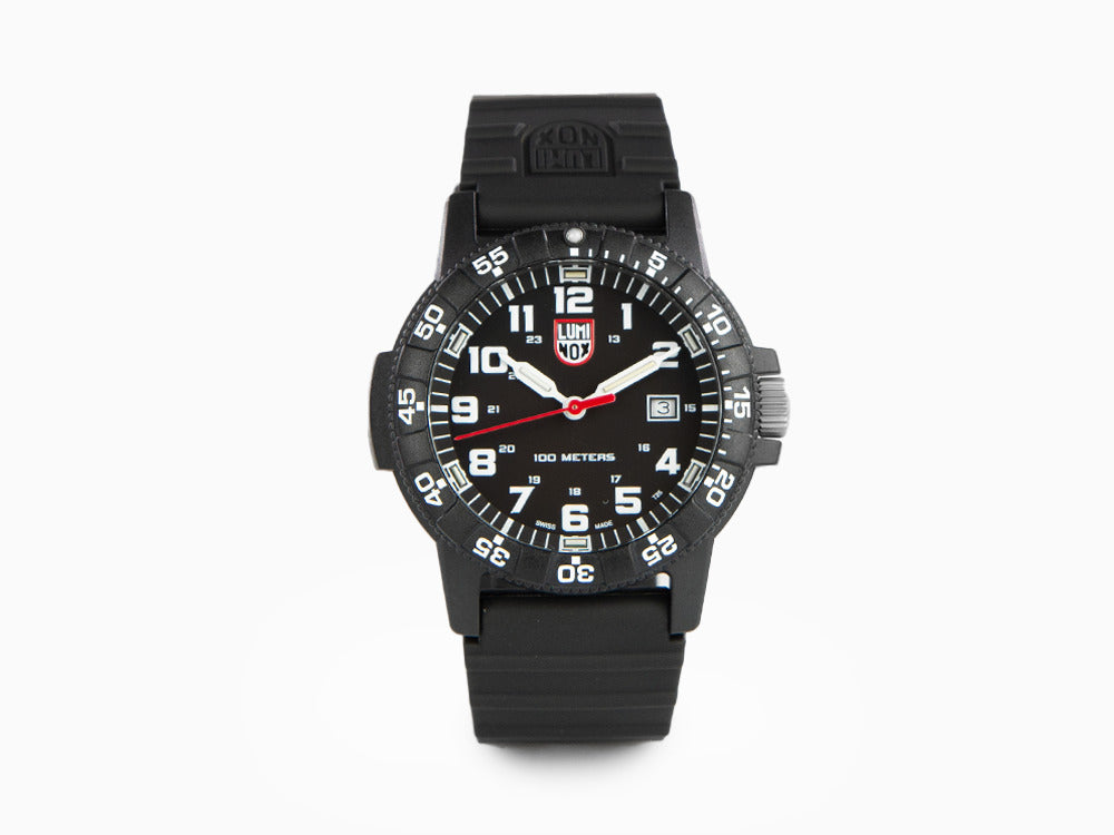 Luminox Leatherback Sea Turtle Giant Quartz Watch, Black, Carbon, 44mm, 10 atm