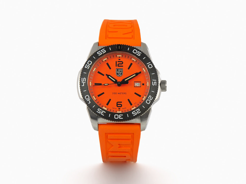 Luminox Sea Pacific Diver Quartz Watch, Orange, 44 mm, Day, 20 atm, XS.3129