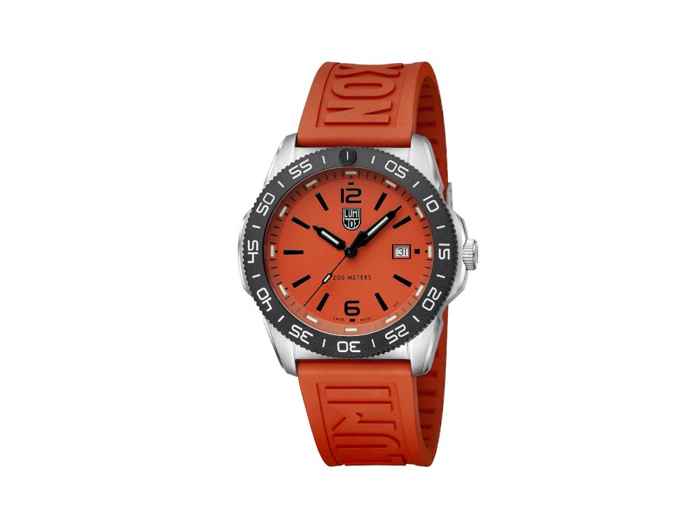 Luminox Sea Pacific Diver Quartz Watch, Orange, 44 mm, Day, 20 atm, XS.3129