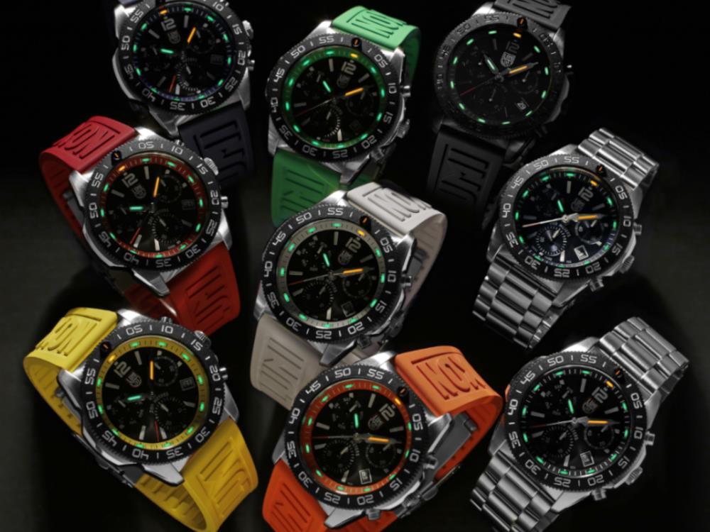 Luminox Pacific Diver Quartz Watch, CARBONOX, Black, 44 mm, 20 atm, XS.3155