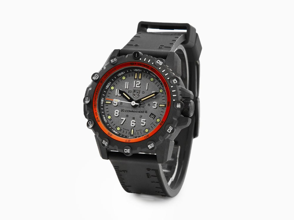 Luminox Commando Frogman Quartz Watch, CARBONOX, Grey, 42 mm, 20 atm, XS.3301