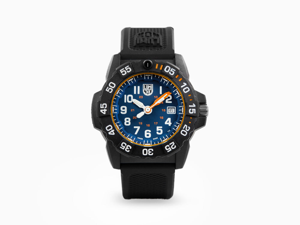 Luminox Navy Seal Foundation Watch, Blue, CARBONOX, 45 mm, 20 atm
