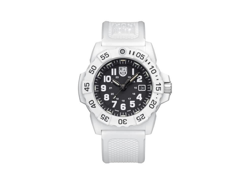 Luminox Sea Navy Seal Arctic Edition Quartz Watch, Black, 45