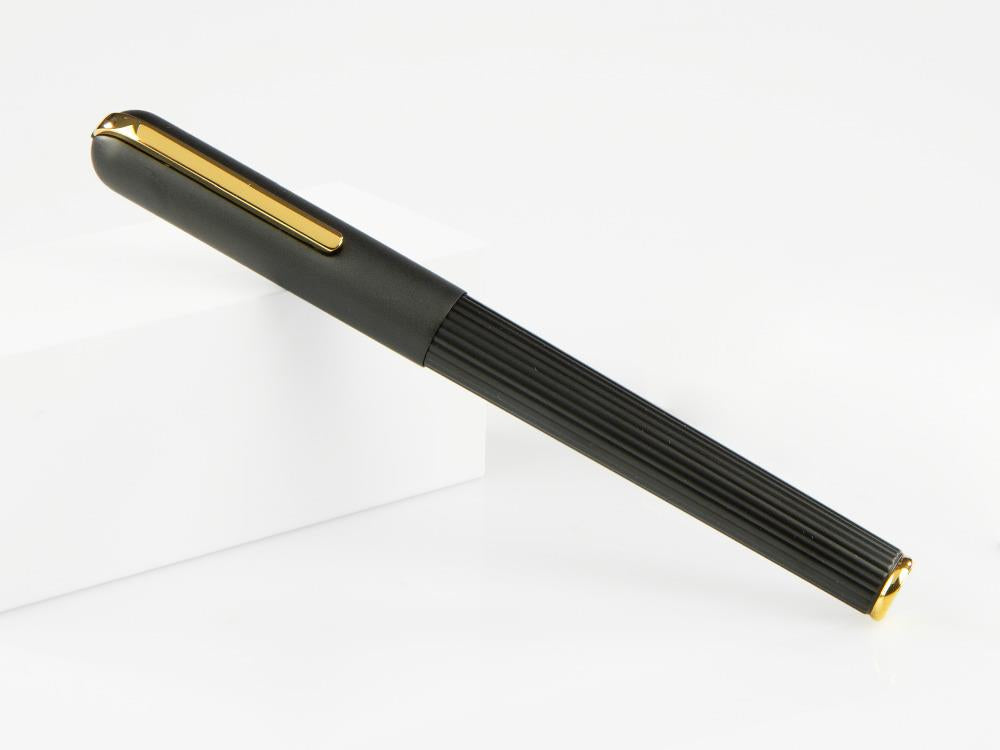 Lamy Imporium Fountain Pen, PVD, Black, Guilloche, Gold trim, 1227928