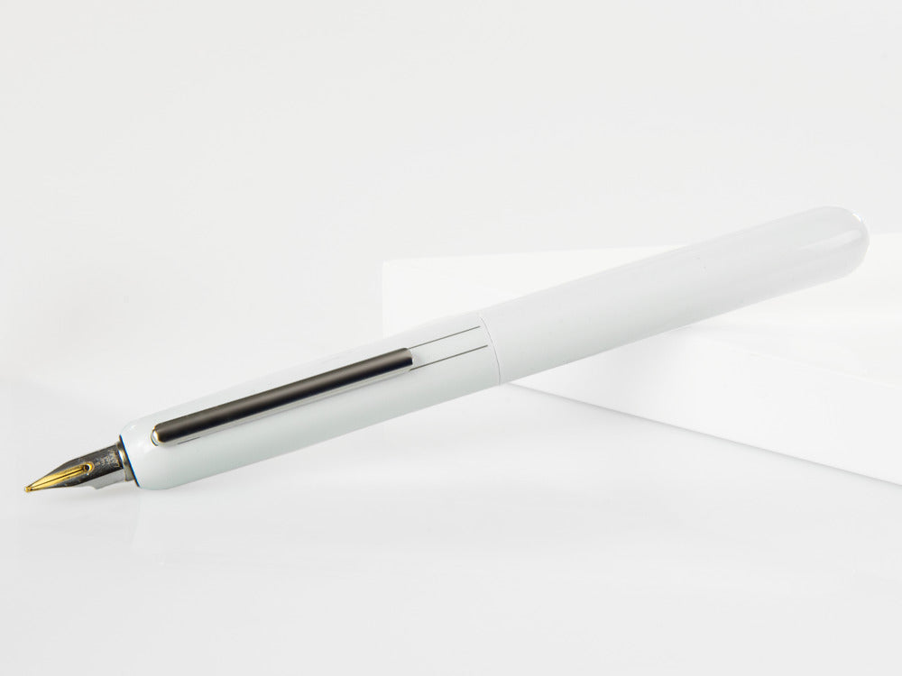 Lamy Dialog 3 Pianowhite Fountain Pen, Platinum-plated, White, 1228089