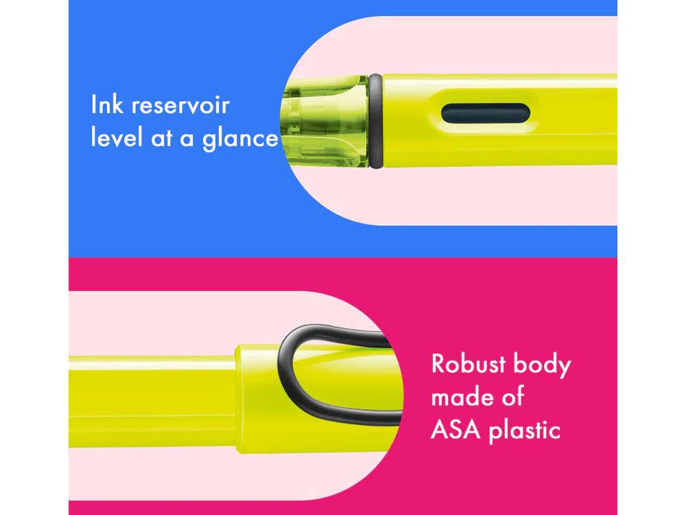 Lamy Safari Neon Yellow Fountain Pen, Special edition, 1241854
