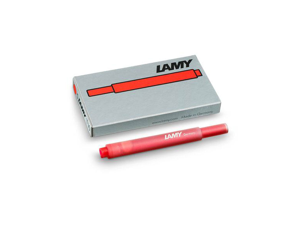 Lamy T 10 Refill, Red, 5 units, 1202076