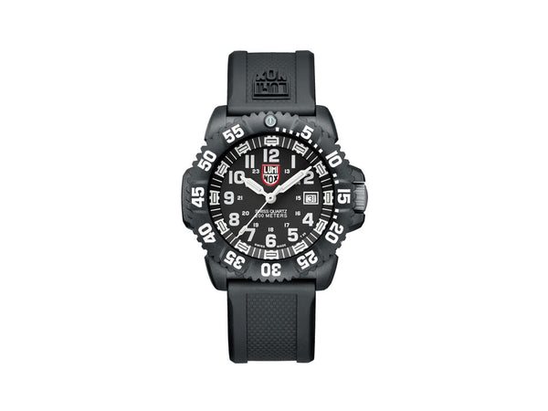 Luminox Navy Seal Colormark Quartz Watch, Carbon, Black,