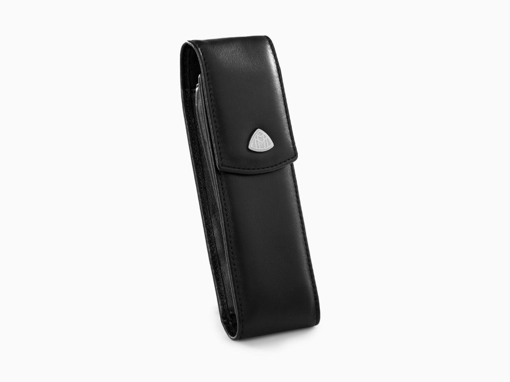 Maybach Accesorios Pen Case, Black, 2 Writing Instruments, MMA-PK1POU2-BLACK