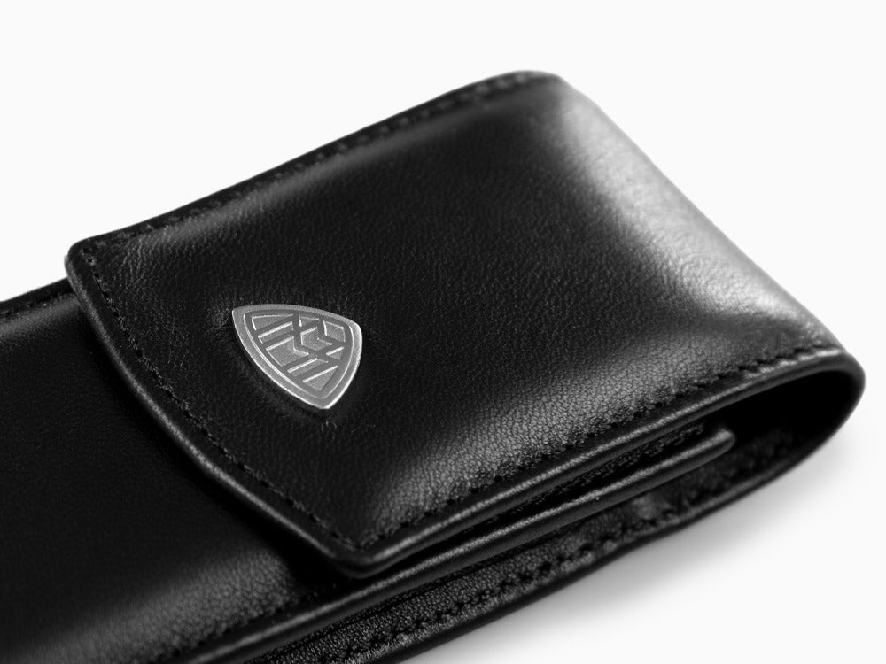 Maybach Accesorios Pen Case, Black, 2 Writing Instruments, MMA-PK1POU2-BLACK