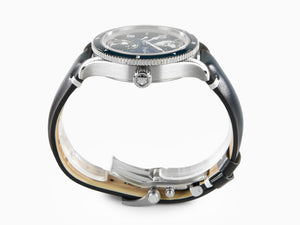 Montblanc 1858 Geosphere Automatic Watch, Titanium, Ceramic, Blue, 42 mm, 125565