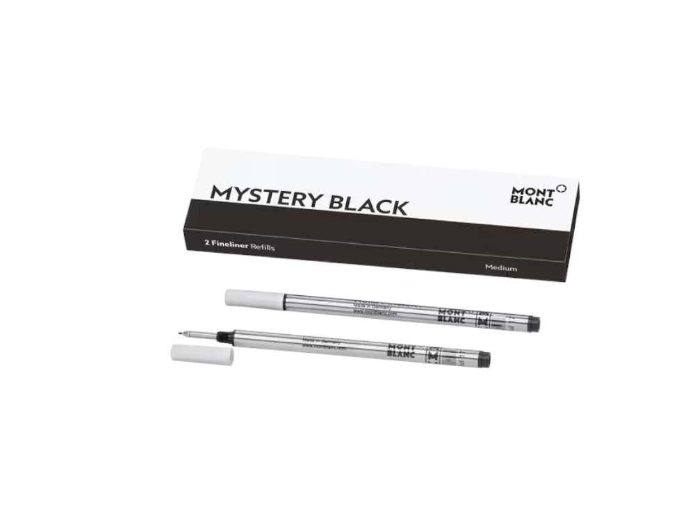 Montblanc fineliner refill Mystery Black, Medium, 128246
