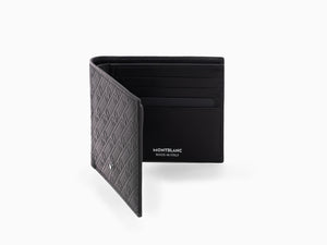 Montblanc M Gram 4810 Wallet, Black, Leather, Cotton, 8 Cards, 128638