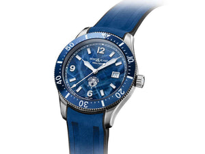 Montblanc 1858 Iced Sea Automatic Watch, Ceramic, Blue, 41 mm, 129370